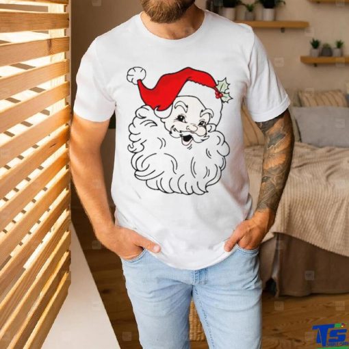 Retro Santa Christmas 3 4 Shirt