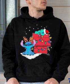 Retro Stitch And Scrump Christmas Lights Shirt