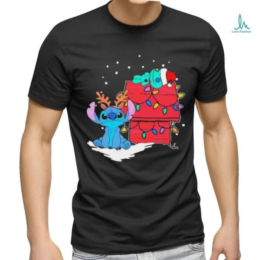 Retro Stitch And Scrump Christmas Lights Shirt