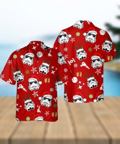 Retro Stormtrooper Santa Hat Reindeer Hawaiian Shirt