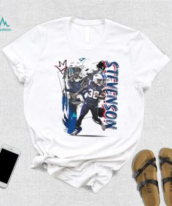 Rhamondre Stevenson number 38 New England Patriots football player pose poster shirt