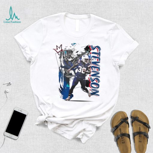 Rhamondre Stevenson number 38 New England Patriots football player pose poster shirt