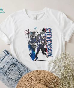 Rhamondre Stevenson number 38 New England Patriots football player pose poster shirt