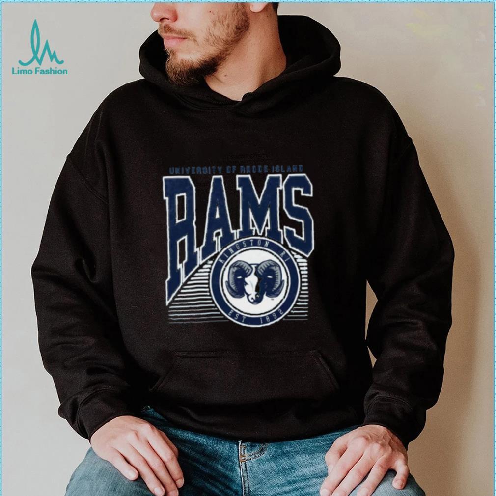 Rhode Island Rams Navy Offset Circle T Shirt Rhode Island Rams Navy Offset Circle T Shirt