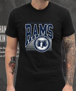 Rhode Island Rams Navy Offset Circle T Shirt