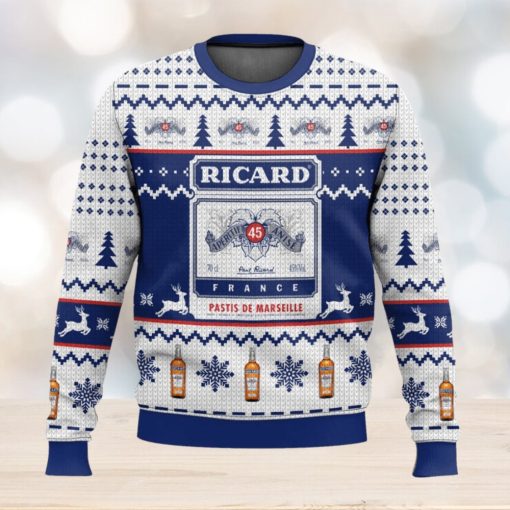 Ricard Ugly Christmas Sweater 2023 Christmas Gift 3D Sweater