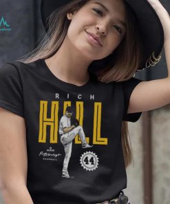 Rich Hill Pittsburgh Card WHT Shirt