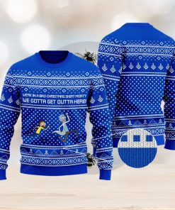 Rick & Morty Knitted Christmas Sweater For Men And Women