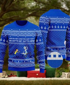 Rick & Morty Knitted Christmas Sweater For Men And Women