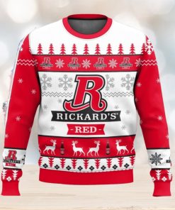 Rickards Red Beer All Over Printed Ugly Christmas Sweater Trending Christmas Gift Ideas