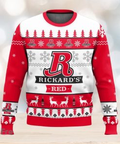 Rickards Red Beer All Over Printed Ugly Christmas Sweater Trending Christmas Gift Ideas