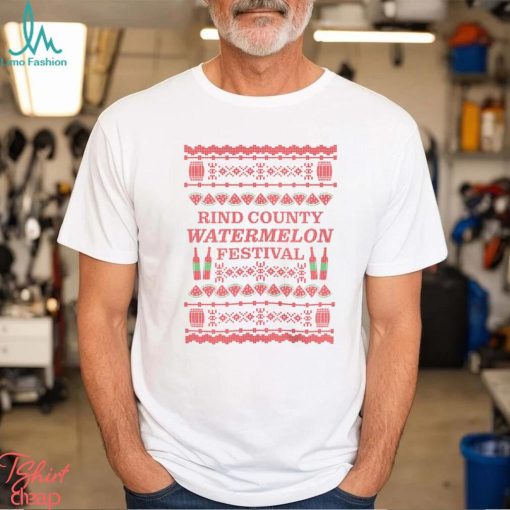 Rind County Watermelon Festival Ugly Christmas Shirt