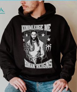 Ripple Junction Black Roman Reigns Acknowledge Me Graphic T Shirt