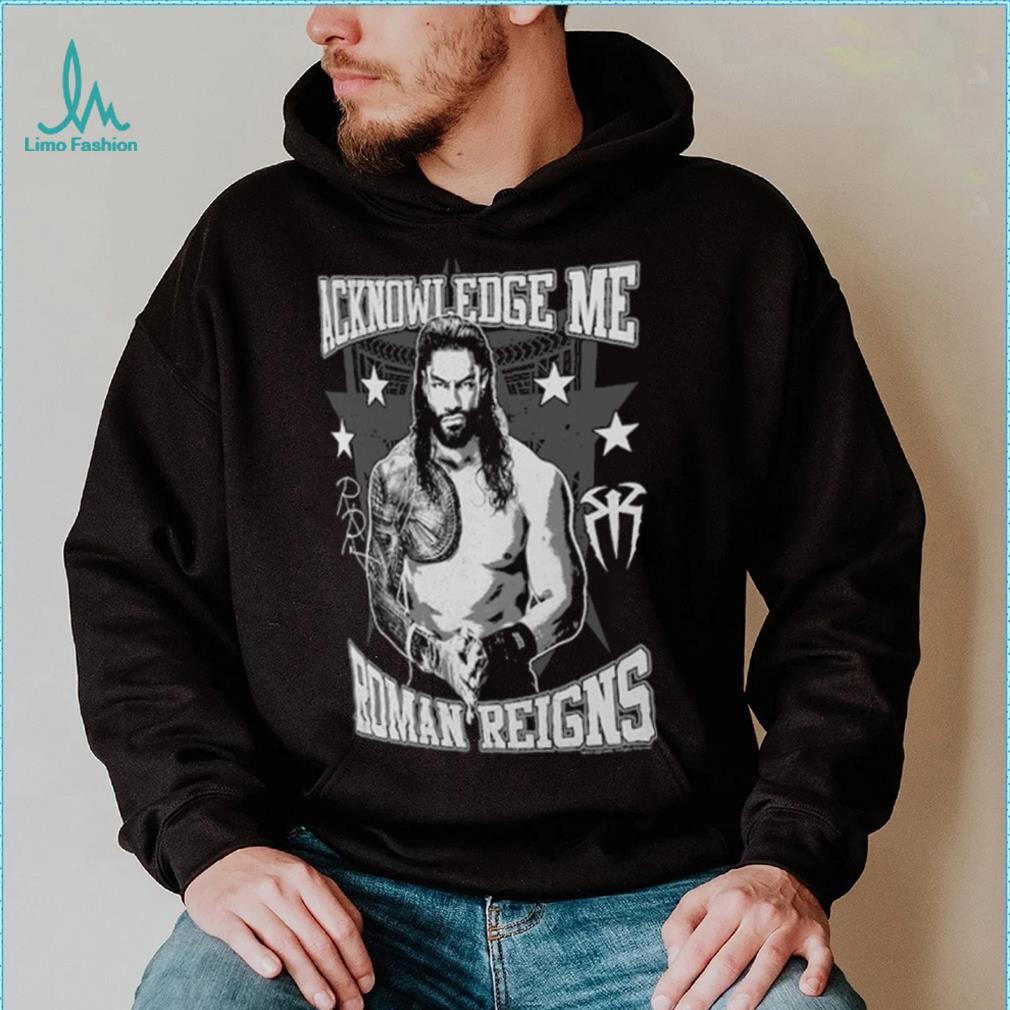 Ripple Junction Black Roman Reigns Acknowledge Me Graphic T Shirt Ripple Junction Black Roman Reigns Acknowledge Me Graphic T Shirt