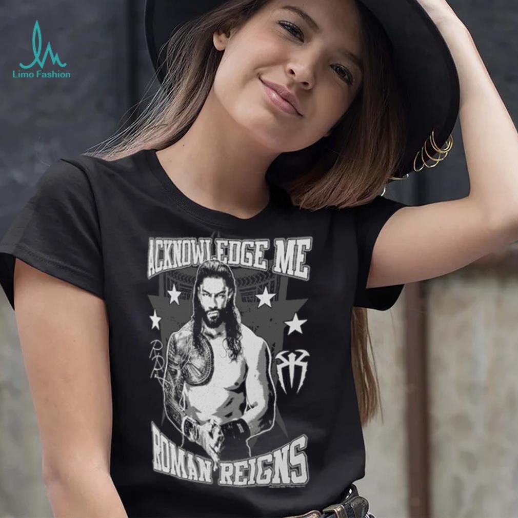 Ripple Junction Black Roman Reigns Acknowledge Me Graphic T Shirt Ripple Junction Black Roman Reigns Acknowledge Me Graphic T Shirt
