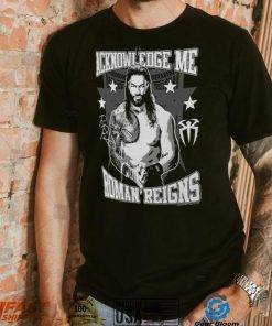 Ripple Junction Black Roman Reigns Acknowledge Me Graphic T Shirt