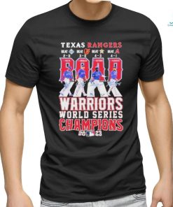 Road Warriors Texas Rangers Abbey Road World Series Champions 2023 Signatures Shirt