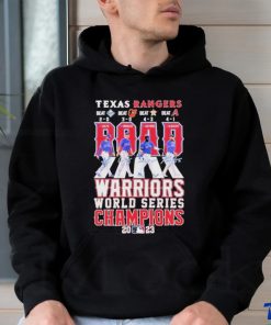 Road Warriors Texas Rangers Abbey Road World Series Champions 2023 Signatures Shirt