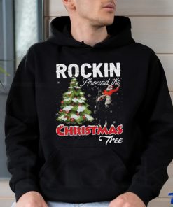 Rockin Around The Christmas Tree Cowboy Santa Horse 2023 T shirt