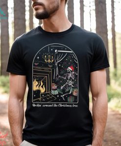 Rockin Around the Christmas Tree Skeleton Shirt