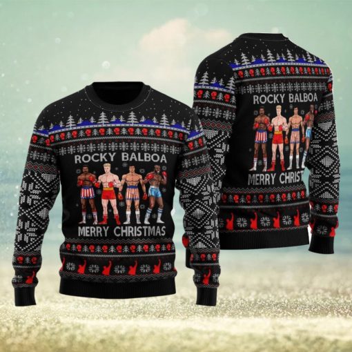 Rocky Balboa Ugly Christmas Sweater Christmas Holiday Gift For Men And Women