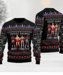 Rocky Balboa Ugly Christmas Sweater Christmas Holiday Gift For Men And Women