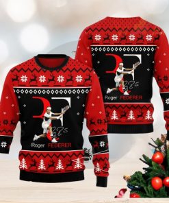 Roger Federer 3D Ugly Christmas Sweater