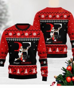 Roger Federer 3D Ugly Christmas Sweater