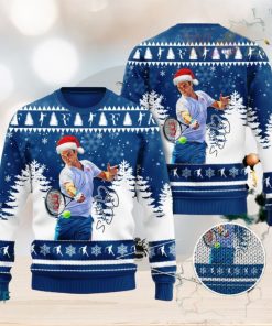 Roger Federer Christmas 3D Sweater