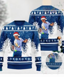 Roger Federer Christmas 3D Sweater