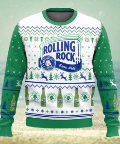 Rolling Rock 3D Sweater Christmas Gift Ugly Christmas Sweater