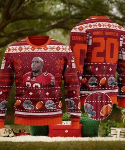 Ronde Barber tampa bay buccaneers NFL Ugly Christmas 3D Sweater For Men And Women