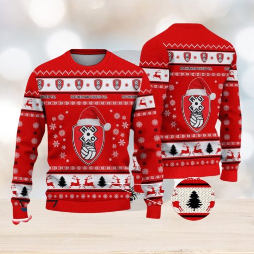 Rotherham United Ugly Christmas Sweater Great Gift For Fans