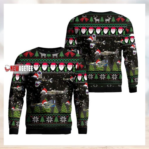 Royal Canadian Air Force Spitfires Christmas Sweater