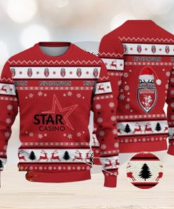 Royal Excel Mouscron 3D Ugly Christmas Sweater For Men And Women Sport Fans