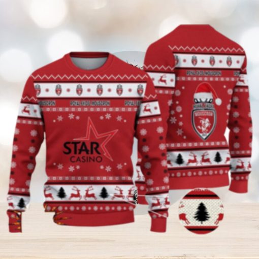 Royal Excel Mouscron 3D Ugly Christmas Sweater For Men And Women Sport Fans