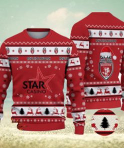 Royal Excel Mouscron 3D Ugly Christmas Sweater For Men And Women Sport Fans