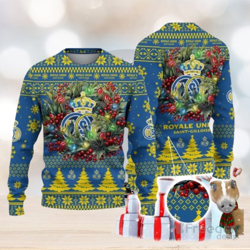 Royale Union Saint Gilloise Ugly Christmas Sweater Gift Ideas For Fans