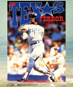 Ruben Sierra Texas Terror Texas Rangers Mlb Action Poster