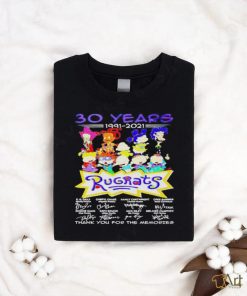 Rugrats 30 years 1991 2021 thank You for the memories signatures t shirt