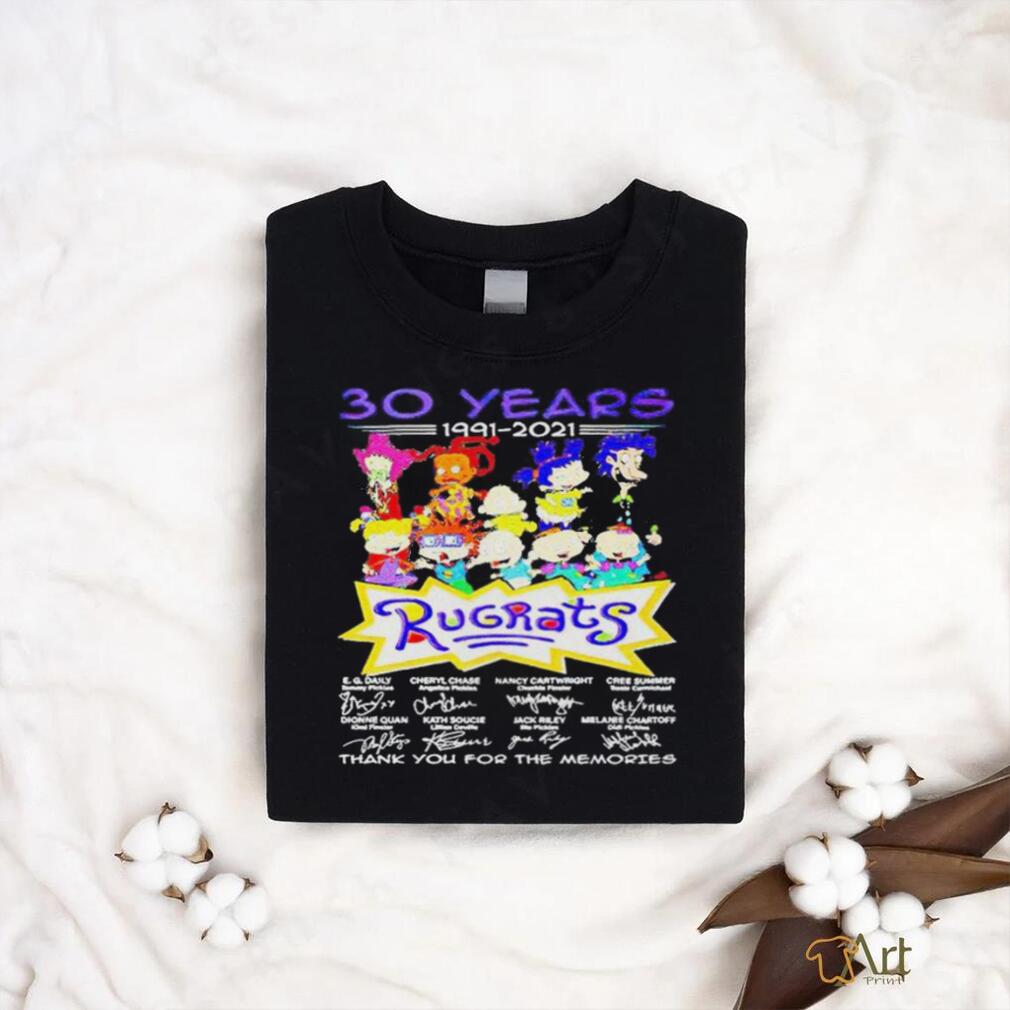 Rugrats 30 years 1991 2021 thank You for the memories signatures t shirt Rugrats 30 years 1991 2021 thank You for the memories signatures t shirt