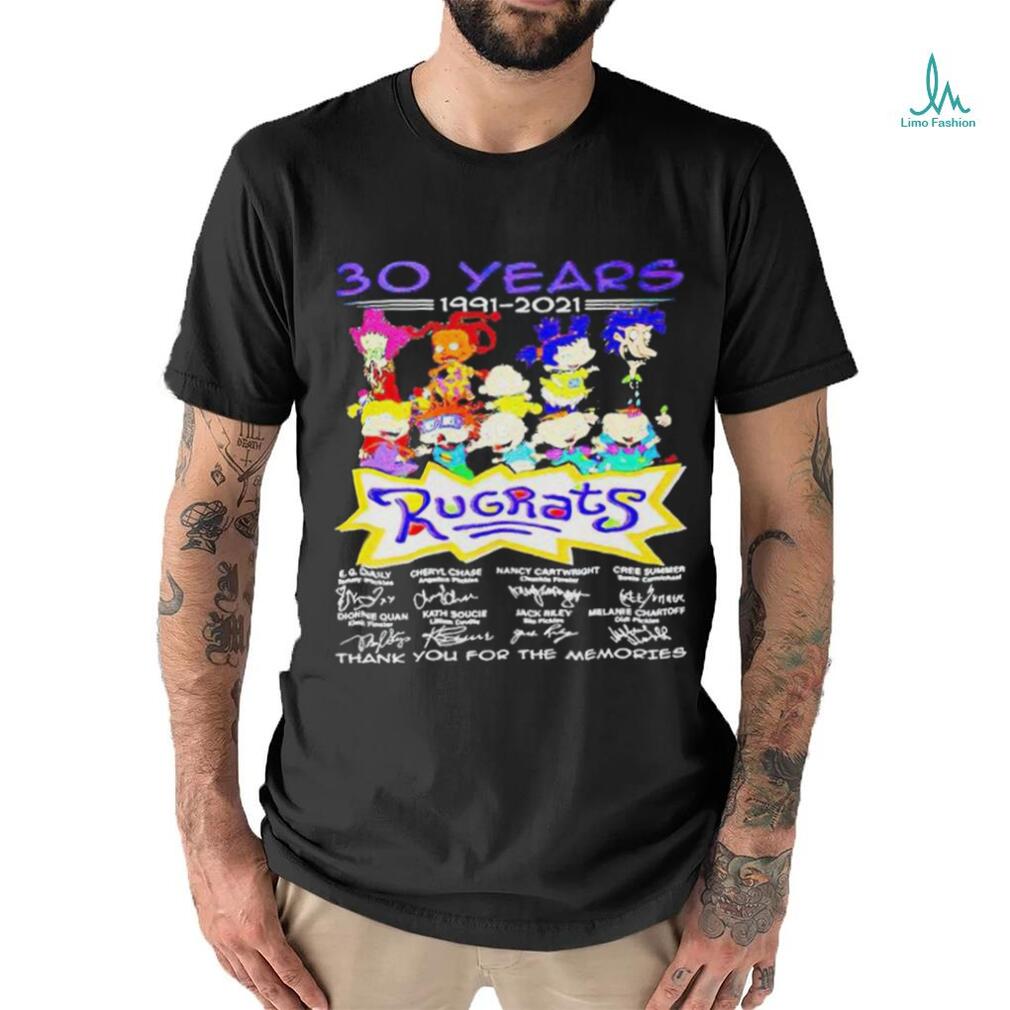 Rugrats 30 years 1991 2021 thank You for the memories signatures t shirt Rugrats 30 years 1991 2021 thank You for the memories signatures t shirt