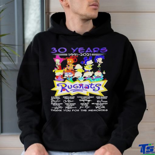 Rugrats 30 years 1991 2021 thank You for the memories signatures t shirt