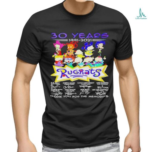 Rugrats 30 years 1991 2021 thank You for the memories signatures t shirt