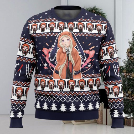 Runa Yomozuki Kakegurui Ugly Christmas Sweater