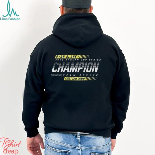 Ryan Blaney 2023 NASCAR Cup Series Champion Team Penske First Time Champ Shirt