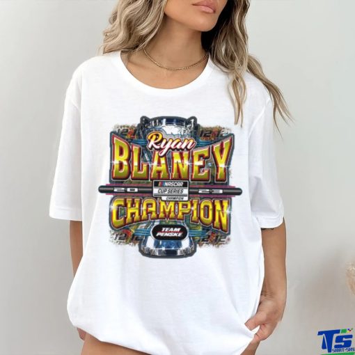 Ryan Blaney 2023 NASCAR Cup Series Champion Team Penske Shirt