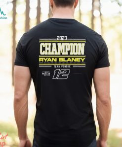 Ryan Blaney Team Penske 2023 NASCAR Cup Series Champion Pit Road Shirt