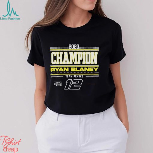 Ryan Blaney Team Penske 2023 NASCAR Cup Series Champion Pit Road Shirt