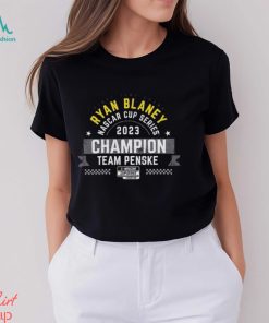 Ryan Blaney Team Penske 2023 NASCAR Cup Series First Time Champion Shirt